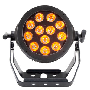 American DJ ADJ 12P HEX IP 65 Outdoor RGBAW + UV LED DMX Par Can Wash Up-Light