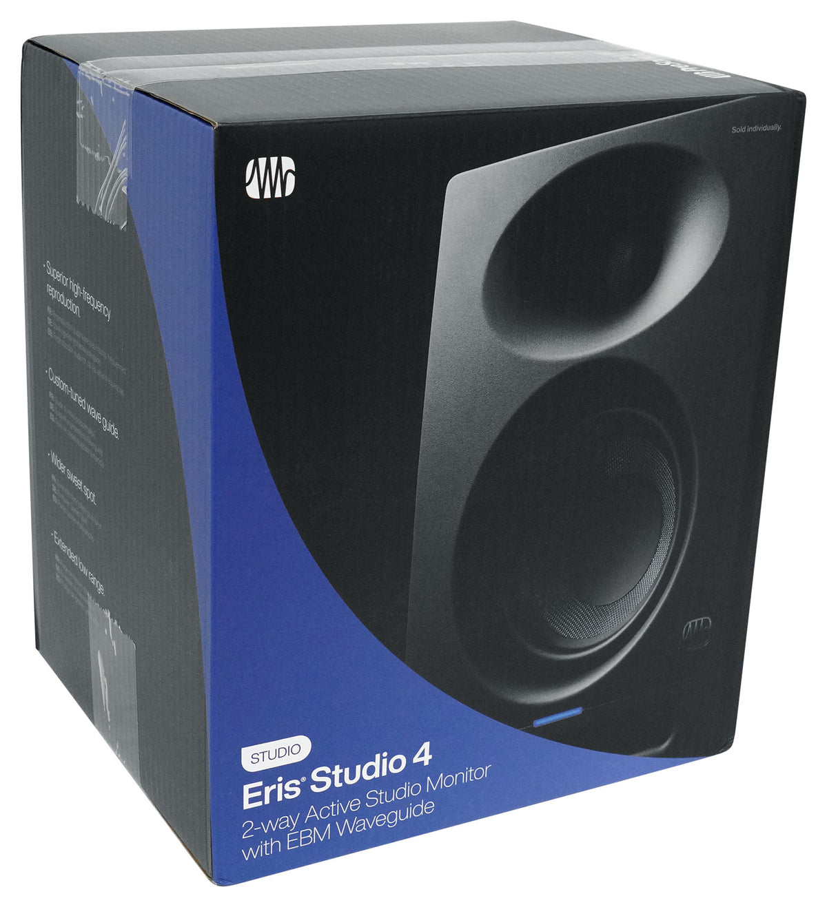 Presonus Eris Studio 4 Powered Active 4.5" Studio Monitor Speaker w/EBM Waveguide