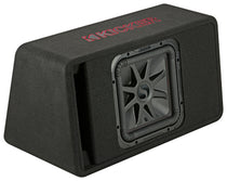 KICKER 45VL7R122 L7R 12" Subwoofer+Trepezoidal Vented Sub Box Enclosure VL7R122