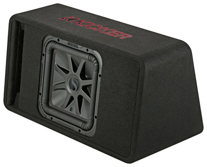 KICKER 45VL7R122 L7R 12" Subwoofer+Trepezoidal Vented Sub Box Enclosure VL7R122