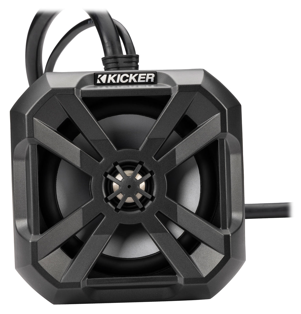 Pair KICKER 48BTCAN65 6.5" Powered Tower Speakers w/Bluetooth 4 ATV/UTV BTCAN65