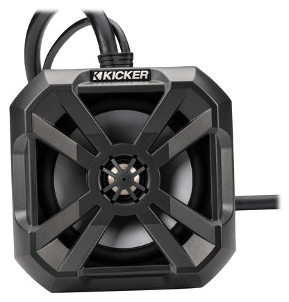 Pair KICKER 48BTCAN65 6.5" Powered Tower Speakers w/Bluetooth 4 ATV/UTV BTCAN65