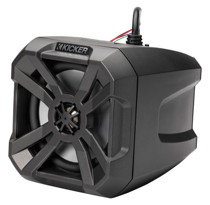 Pair KICKER 48BTCAN65 6.5" Powered Tower Speakers w/Bluetooth 4 ATV/UTV BTCAN65
