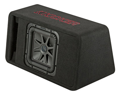 KICKER 45VL7R102 L7R 10" Subwoofer+Trapezoidal Vented Sub Box Enclosure VL7R102