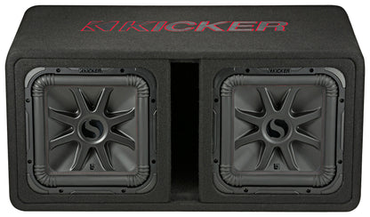 KICKER 45DL7R122 L7R 12" Dual Subwoofers+Vented Sub Box Enclosure 2-Ohm DL7R122