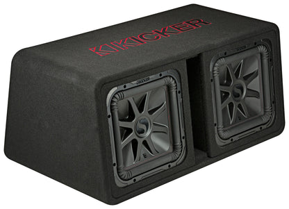 KICKER 45DL7R122 L7R 12" Dual Subwoofers+Vented Sub Box Enclosure 2-Ohm DL7R122