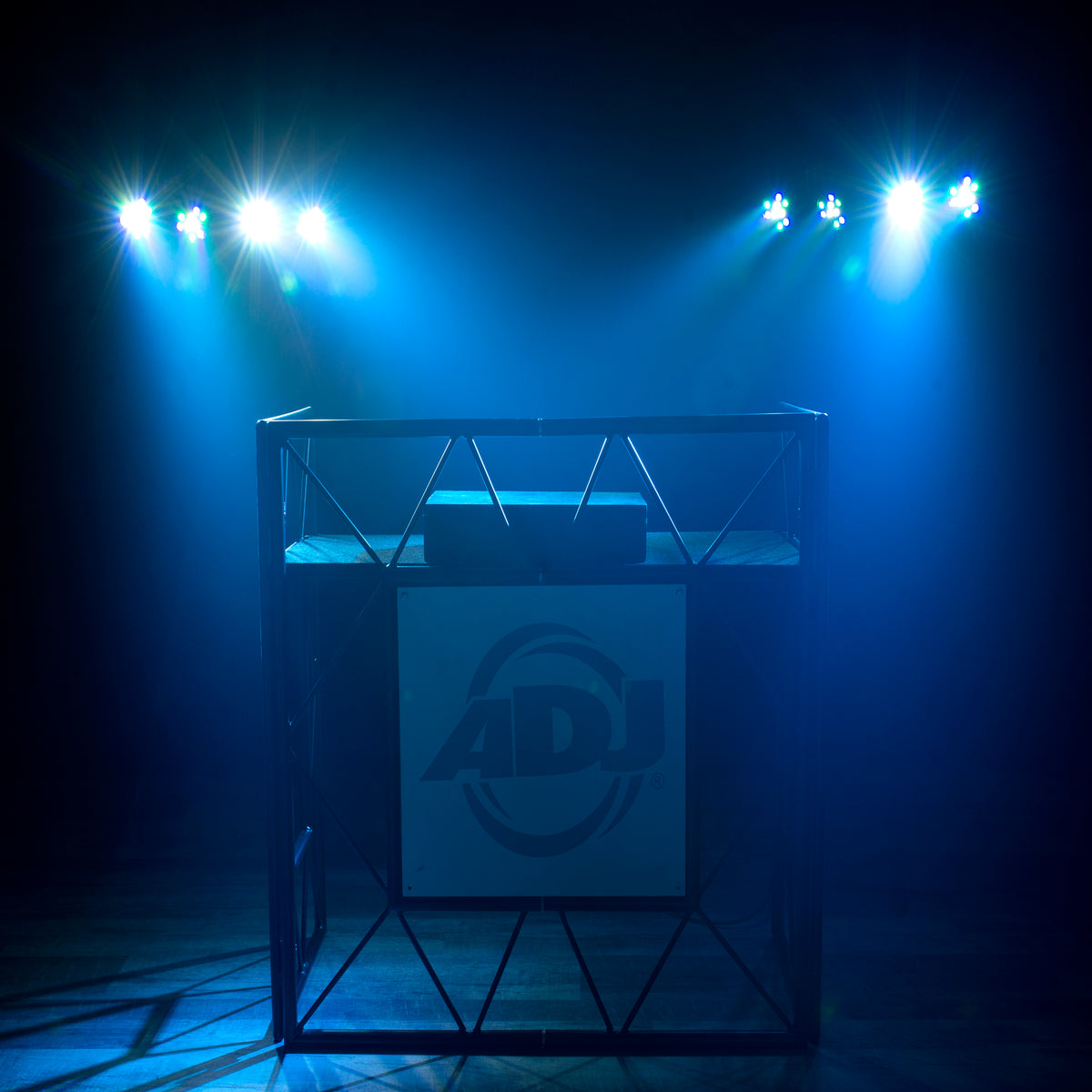 Eliminator Mini Par Bar Lighting System with 4x LED Par Lights+Stand+Remote+Bag