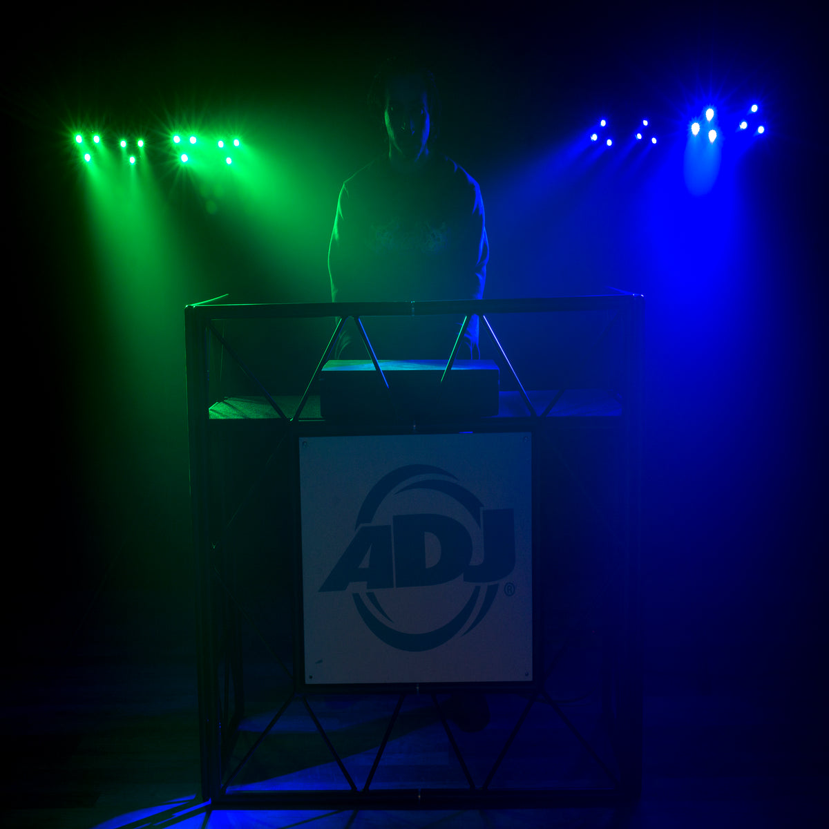 Eliminator Mini Par Bar Lighting System with 4x LED Par Lights+Stand+Remote+Bag
