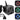 (2) KICKER 48BTCAN65 6.5" Powered Tower Speakers w/Bluetooth+House Party Speaker