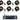 (6) Rockville WET PAR 50 Waterproof RF Battery DJ Lights+Wireless DMX Controller