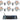 (6) Rockville WET PAR 50 White Waterproof RF Battery Lights+Wireless DMX Control