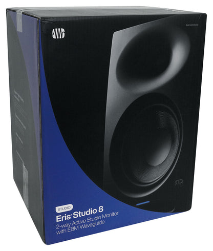 Presonus Eris Studio 8 Powered Active 8" Studio Monitor Speaker w/EBM Waveguide