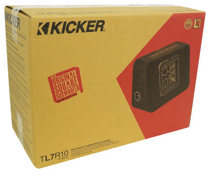 KICKER 45TL7R102 L7R 10" Subwoofer in Truck Box Sub Enclosure 2-Ohm TL7R102