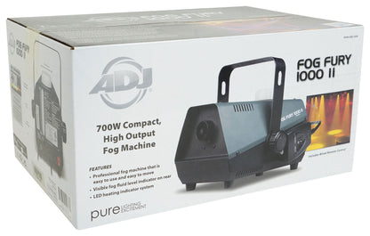 American DJ ADJ FOG FURY 1000 II 700W Compact High Output Fog Machine w/ Remote
