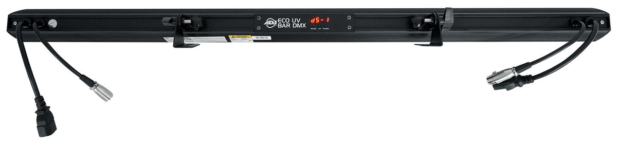 American DJ ECO BAR UV DMX 18 x 3 Watt Ultraviolet LED Bar Black Light w/ Remote
