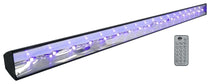 American DJ ECO BAR UV DMX 18 x 3 Watt Ultraviolet LED Bar Black Light w/ Remote