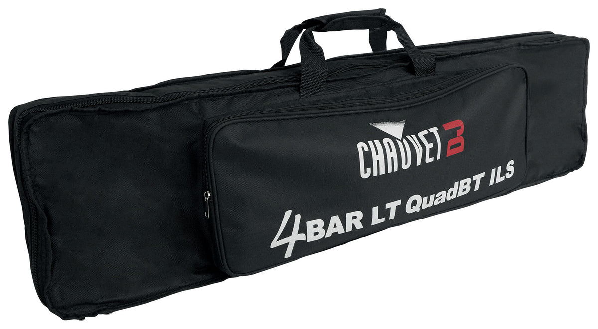 Chauvet DJ 4BAR LT QuadBT ILS Bluetooth Wash Lighting Kit+Tripod+Bag+Footswitch