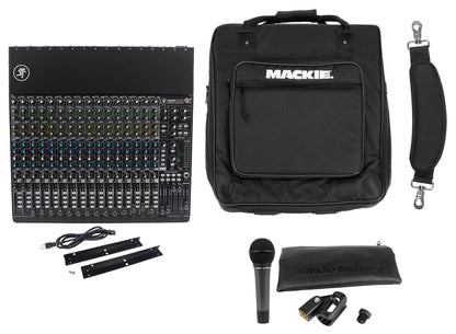 1604VLZ4 Mixer with ATM510 Microphone and Travel Bag