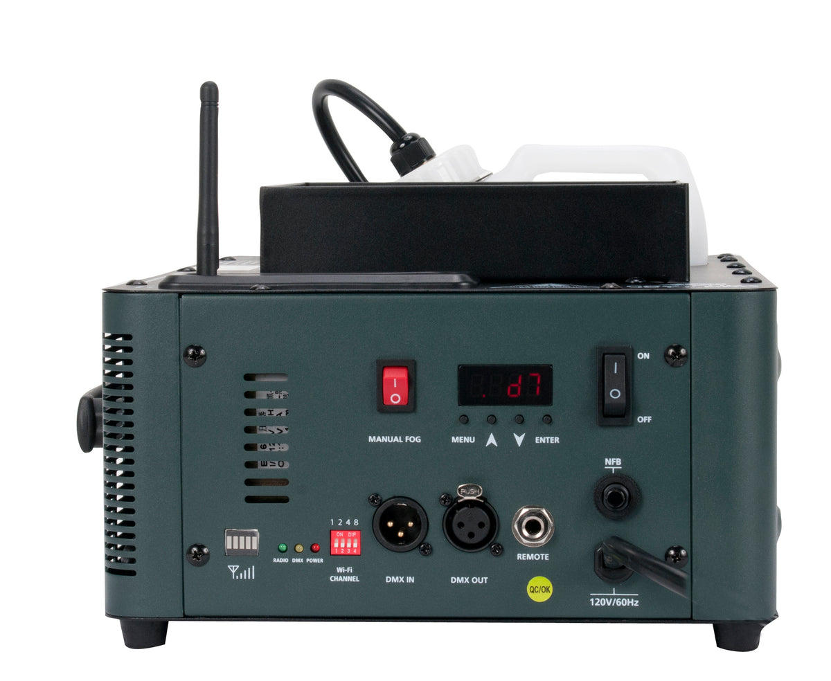 American DJ FOG FURY JETT PRO Wireless DMX Fogger Fog Machine w/ RGBA LED Lights