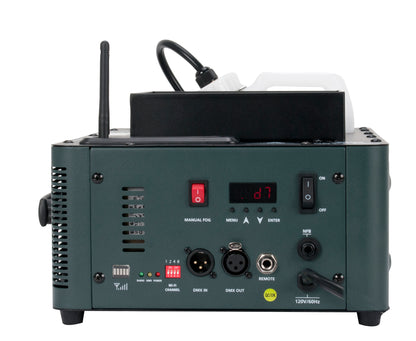 American DJ FOG FURY JETT PRO Wireless DMX Fogger Fog Machine w/ RGBA LED Lights