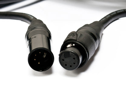 American DJ ADJ STR592 IP65 Rated 100 Foot 5-Pin DMX XLR Seetronic Power Cable