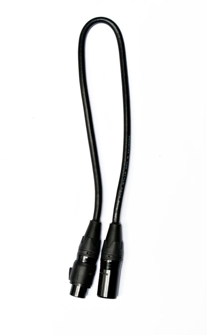 American DJ ADJ STR300 IP65 Outdoor 1.64 Foot 3-Pin Male To Female DMX XLR Cable