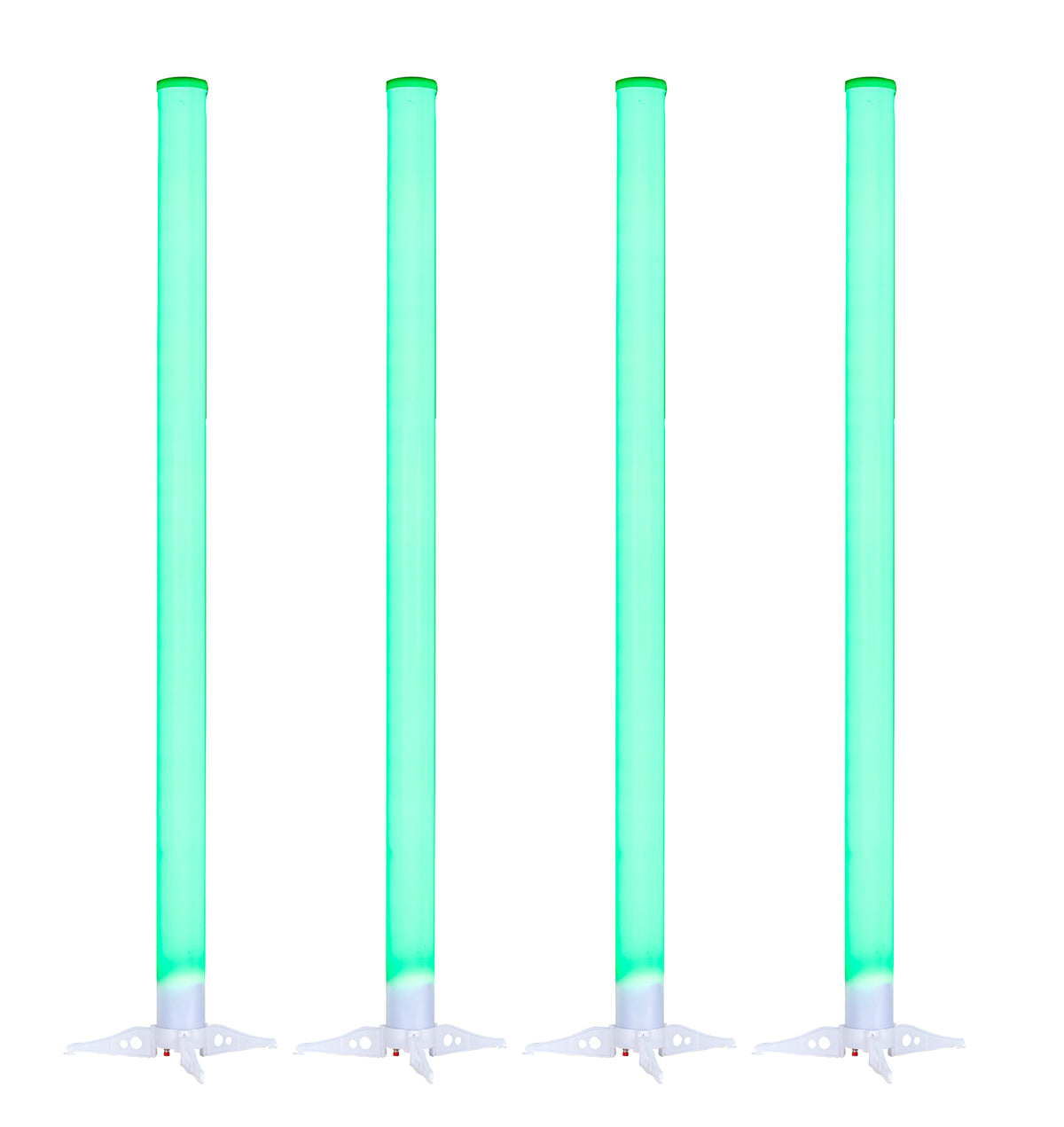 Eliminator LED BP TUBES 4 PAK Battery Powered 4x RGB LED Lights w/Remote+Bag ADJ