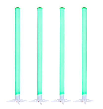 Eliminator LED BP TUBES 4 PAK Battery Powered 4x RGB LED Lights w/Remote+Bag ADJ