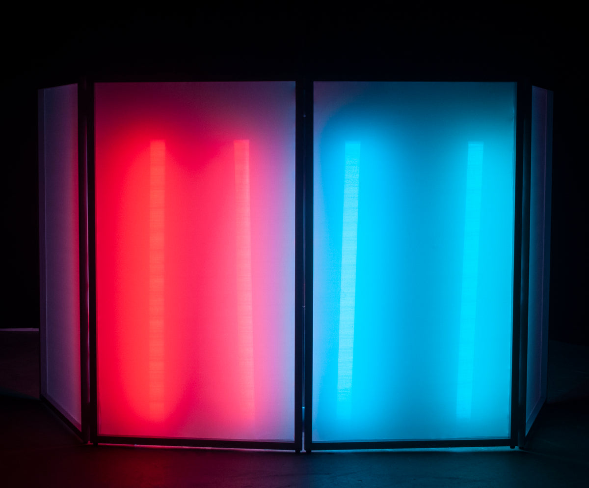 Eliminator LED BP TUBES 4 PAK Battery Powered 4x RGB LED Lights w/Remote+Bag ADJ