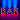 Eliminator Decor BAR mini 24" Tall White RGBW LED Letters w/ Wireless Remote ADJ