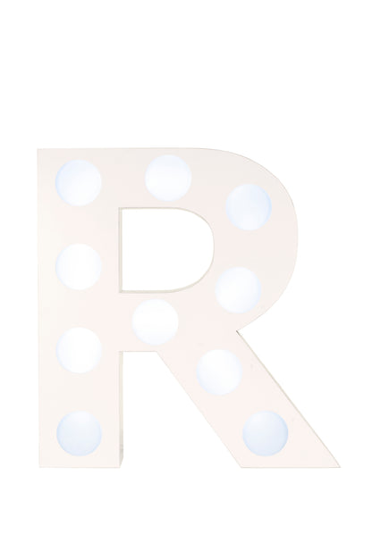Eliminator Decor BAR mini 24" Tall White RGBW LED Letters w/ Wireless Remote ADJ