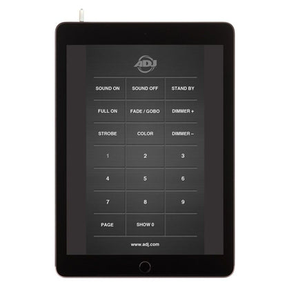 American DJ ADJ AIRSTREAM IR Universal Remote Control App For Lighting Fixtures