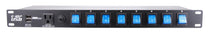 Eliminator E107 USB Rack Mount 8-Channels Power Center with 2 USB Ports ADJ