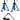 (2) Technical Pro PT3LED Rechargeable RGBWY LED Tripod DJ Speaker Stands+Bag