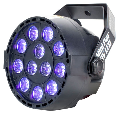 ROCKHAZE 700 Haze Machine + Mini Par UV LED Bundle