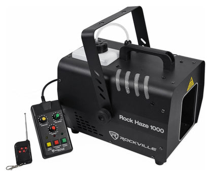 ROCKHAZE 1000 DMX Haze Machine Water Based Hazer+ADJ Par Blacklight