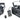 Rockville ROCKHAZE 700 CFM DMX Haze Machine Water Based Hazer+ADJ Par Blacklight