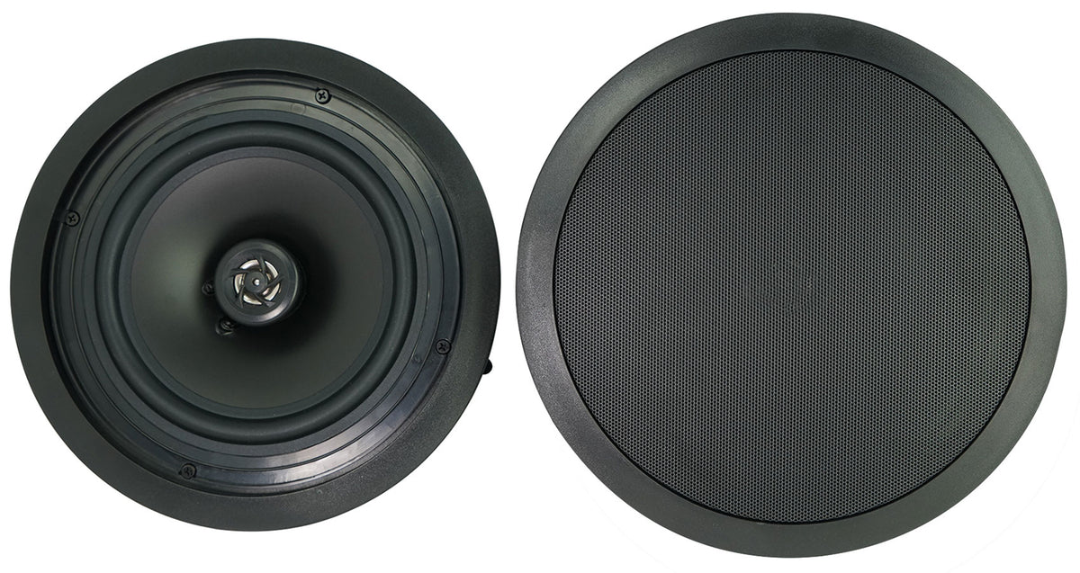 JBL CSA 280Z 2 x 80w Commercial 70v Amplifier Amp+(8) Black 8" Ceiling Speakers