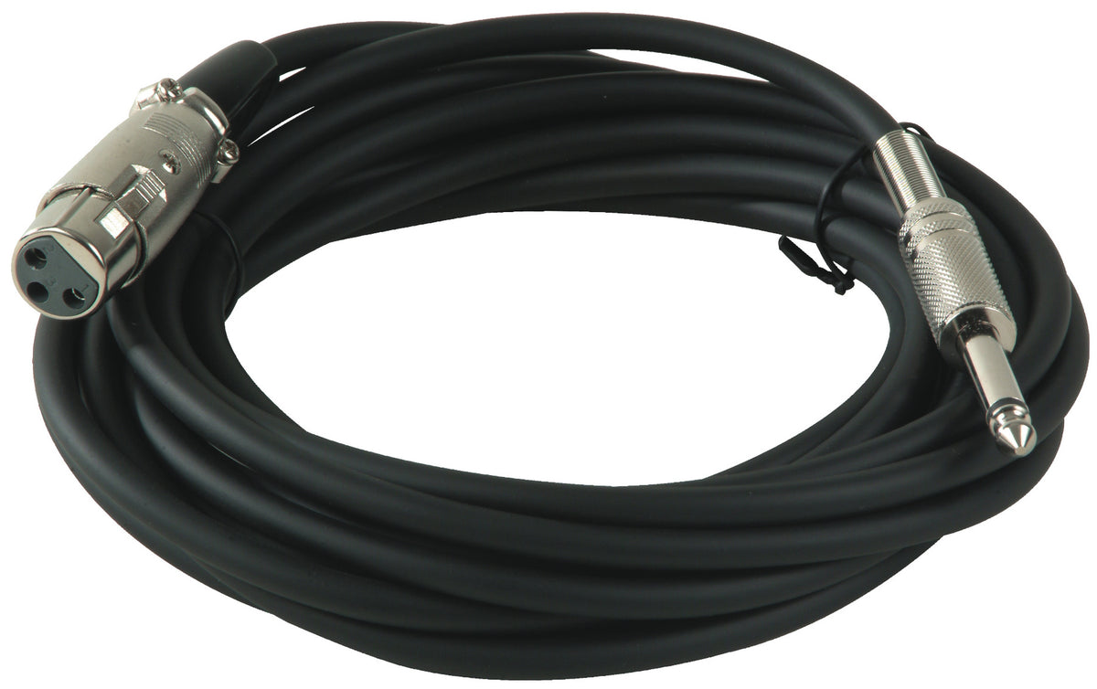 Accu-Cable XL4-12 12 Foot 1/4" TRS To XLR Speaker Cable American DJ