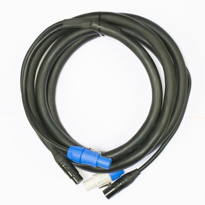 Accu-Cable AC5PPCON12 12 Foot 5-Pin Male To Female Power Link + DMX Combo Cable