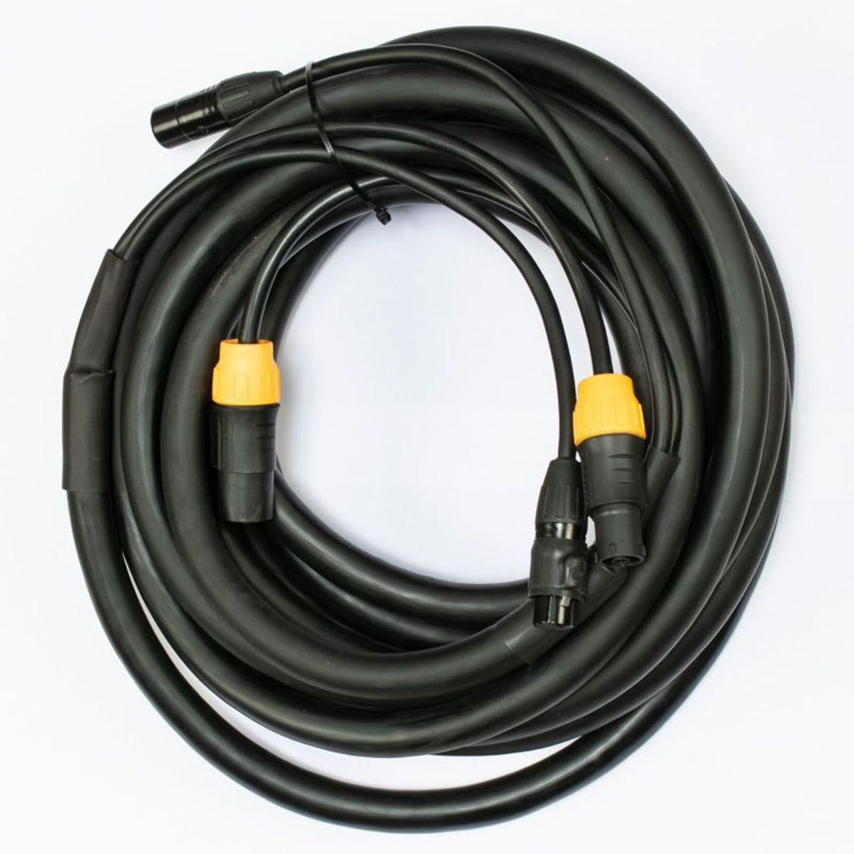 Accu-Cable AC5PTRUE25 IP65 Outdoor 25 Foot 5-Pin Power Link+DMX Combo Cable ADJ