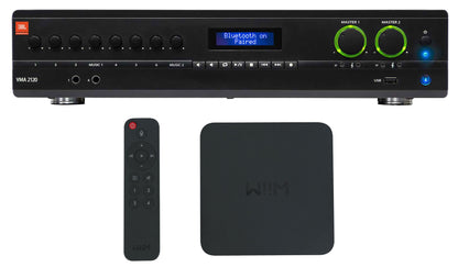 JBL VMA2120 2-Ch. Commercial 70V Bluetooth Amplifier+Wifi Streaming Receiver
