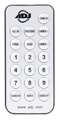 American DJ ADJ UC IR Universal Infrared Remote For ADJ Lighting Fixtures