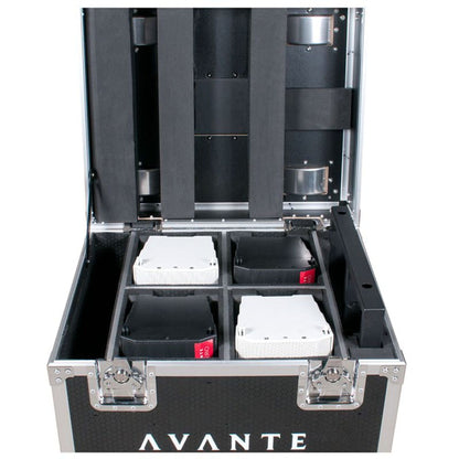 Avante Imperio QRC Roadcase With Casters For Hold 4 Imperio Mini Array Speakers