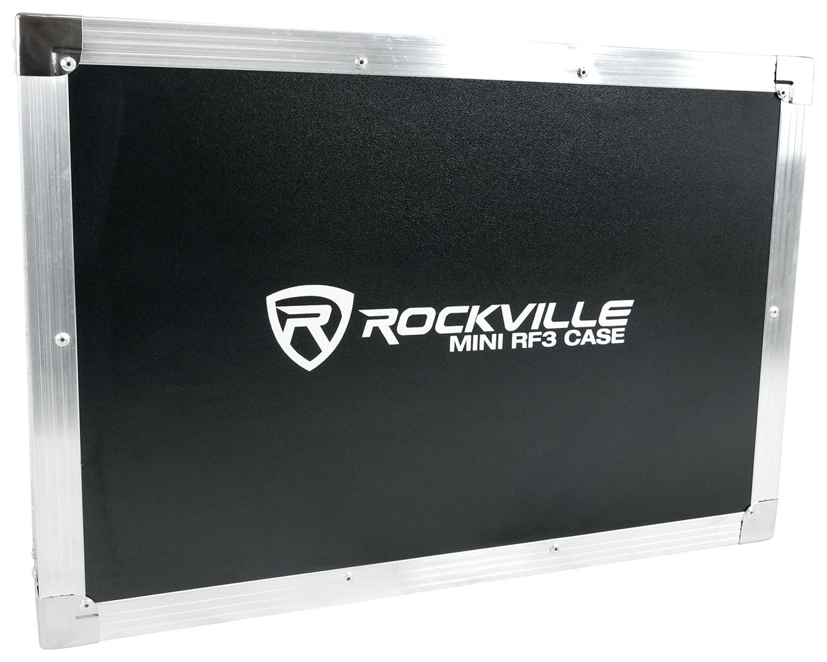 Rockville MINI RF3 CHARGE PACKAGE (8) Battery DJ PAR Up Wash Lights+Case+Remotes