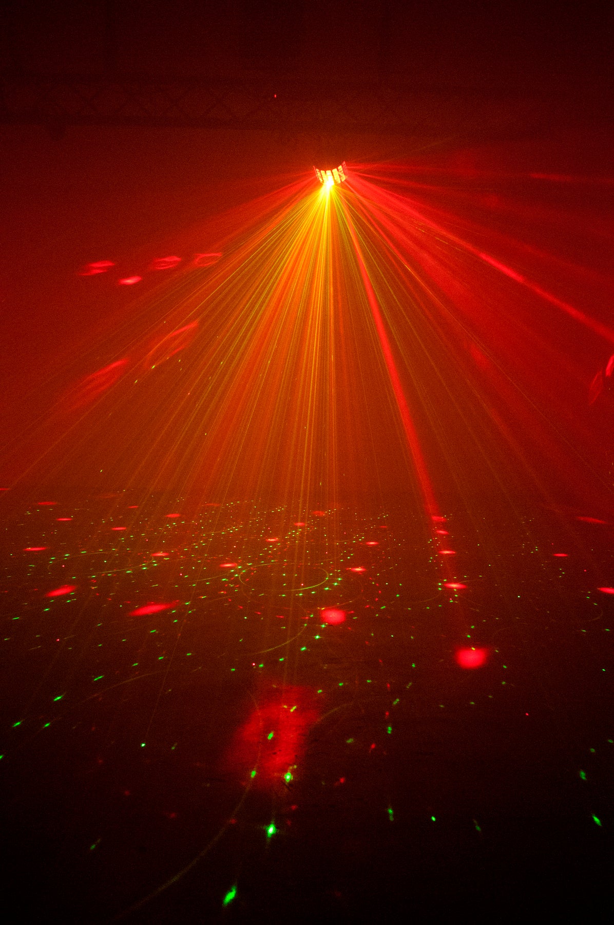 American DJ ADJ MINI DEKKER RGBW LED DMX Multi-Beam Derby/Strobe Effect Light