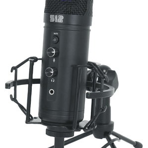 512 Audio by Warm Audio Tempest Large Diaphragm Condenser USB Microphone+Stand