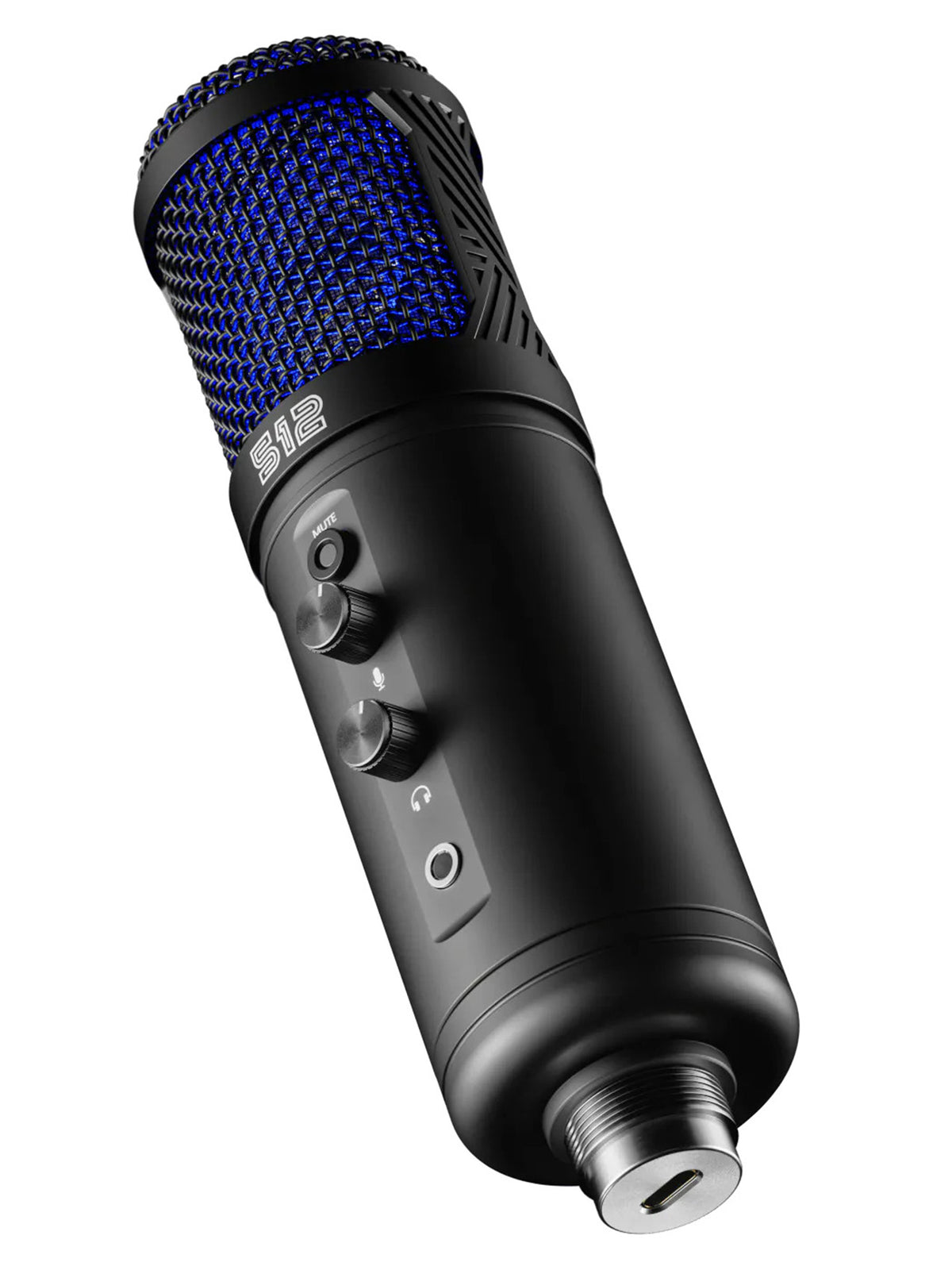 512 Audio by Warm Audio Tempest Large Diaphragm Condenser USB Microphone+Stand