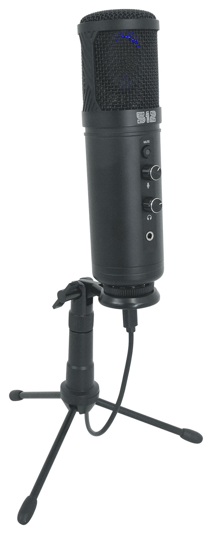 512 Audio by Warm Audio Tempest Large Diaphragm Condenser USB Microphone+Stand