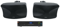 JBL VMA160 Commercial 70V Bluetooth Amplifier+(2) Indoor/Outdoor Black Speakers